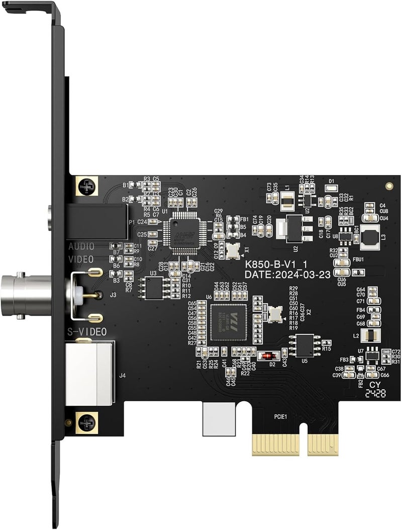 DigitPro PCIE Video Capture Card, HDMI Capture Card for Streaming, Gaming & Recording, HDMI Video Capture Board, Pass-Through with Ultra-Low Latency on Windows 8, 10, 11 & Linux - Image 2